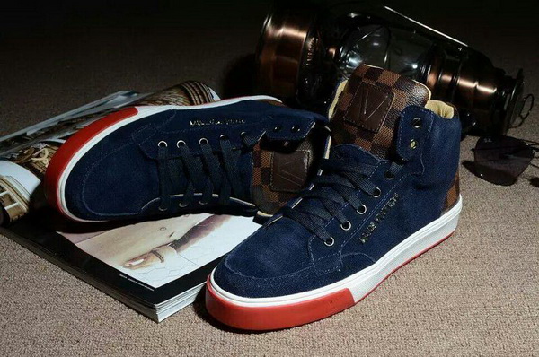 LV High-Top Fashion Men Shoes--014